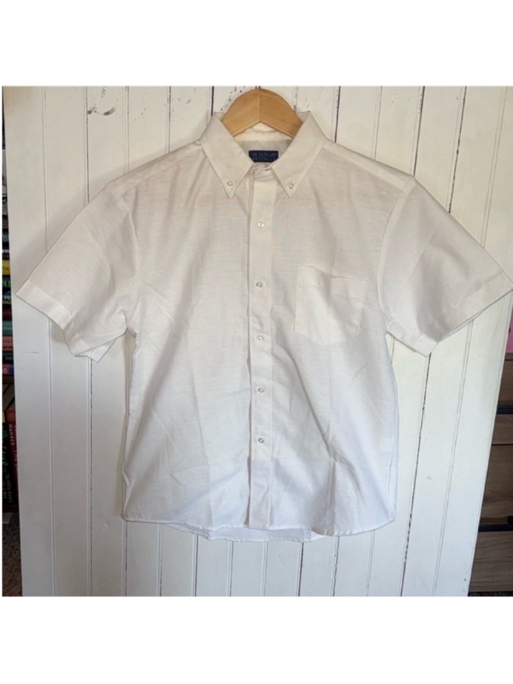 In Design Boyswear Button Down Shirt White Size L